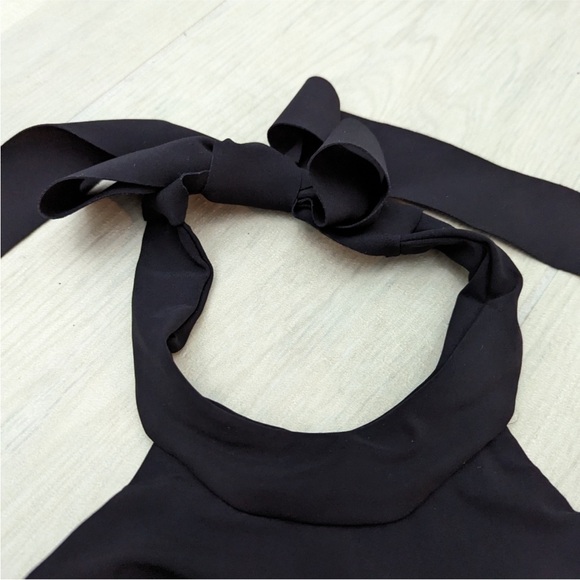 Zimmermann Halter One Piece Swimsuit in Noir - Picture 10 of 16